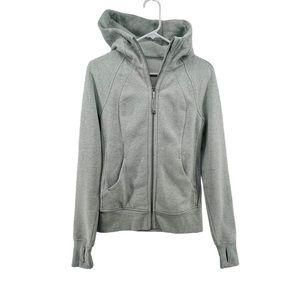 Lululemon Light Green Size 4 Hoodie Sweatshirt Full Zip Thumb Holes Pockets